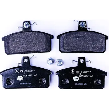 Brzdová destička Sada brzdových destiček, kotoučová brzda HELLA 8DB 355 013-451