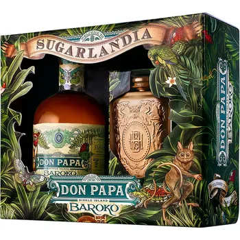 Don Papa Baroko & Hip Flask Gift Box