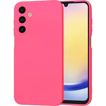 Pouzdro na mobilní telefon Kryt Samsung Galaxy A25 5G Techsuit SoftFlex - hot pink