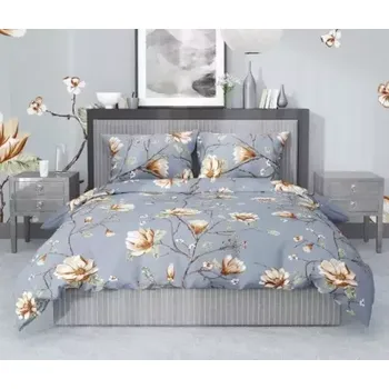 Povlečení Stanex povlečení krep magnolie zlatá (LS374) 140x200, 70x90 cm