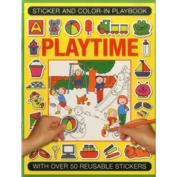 Cizojazyčná kniha Sticker and Color-in Playbook: Playtime - Tulip, Jenny a Clark, Isabel