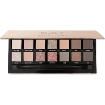 Oční stíny Douglas Collection - Make-Up Desert Nudes Eyeshadow Palette Paletky očních stínů 17.6 g Béžová dámské