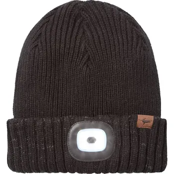 Čepice Nepromokavá čepice SealSkinz Heydon Velikost: S-M / Barva: černá/hnědá