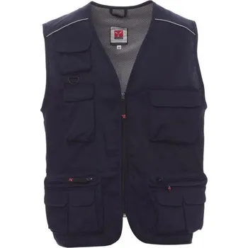 Pánská mikina Pánská pracovní vesta POCKET, Payper Barva: NÁMOŘNICKÁ MODRÁ, Velikost: 4XL