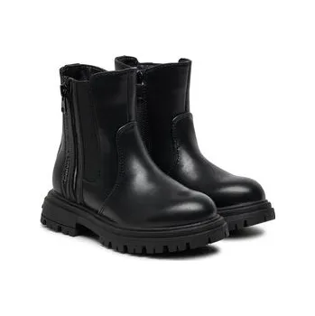 Dámské kozačky Polokozačky Calvin Klein Jeans Chelsea Boot V3A5-81019-1355 M Černá 32