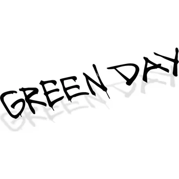 Samolepicí dekorace na vozidlo Samolepka Green Day - 15x3,3