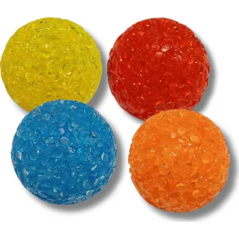 Hračka pro kočku HAP hračka pro kočky BOWLY MOLLY míček CRYSTAL 5cm