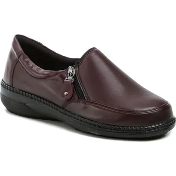 Dámská móda Axel 9734S-W135 bordó dámské boty šíře H EU 42 + DÁREK + Doprava ZDARMA