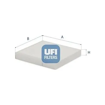 Ventilátor topení a klimatizace Filtr, vzduch v interiéru UFI 53.160.00