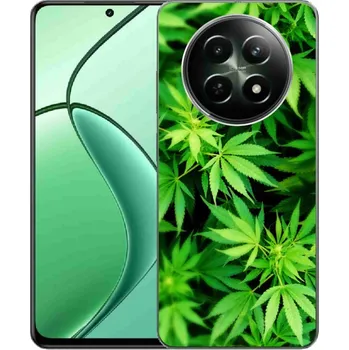 Pouzdro na mobilní telefon Gelový kryt mmCase na Realme 12 5G/12x 5G - konopí 3