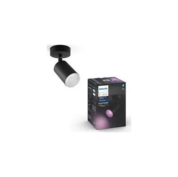 Bodové svítidlo PHILIPS Fugato bodové svítidlo, Hue White and Color ambiance, 240V, 1x5.7W GU10, Černá (5063130P7)