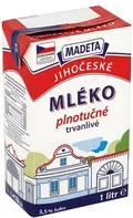 Madeta Jihočeské mléko plnotučné trvanlivé 1 l