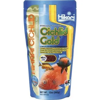 Krmivo pro rybičky Krmivo pro cichlidy HIKARI Cichlid Gold sinking mini 342 g