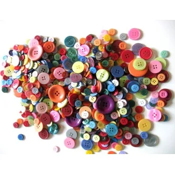 Playbox barevné plastové knoflíky mix 500g