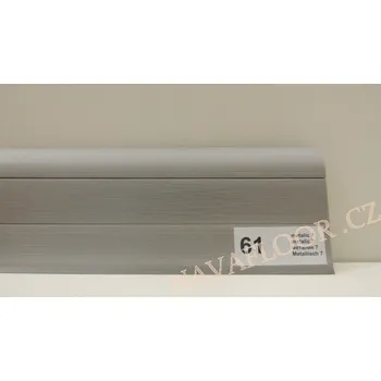 soklová lišta Plastová lišta PREXA 54 61 Metalic