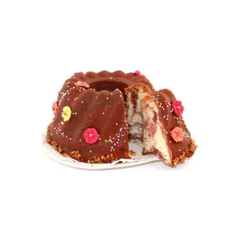 Pečivo Bábovka PKU 550g - mramorová s čok.polevou