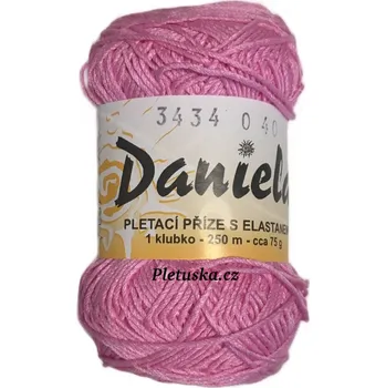 Příze Příze Daniela sytě růžová 3434