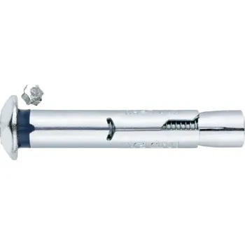 Hmoždinka INDEXFIX CH-INB plášťová kotva šroub bezpečnostní hlava pozink Varianta: CH-INB M6X045 pr.8mm plášťová kotva šroub bezp.hlava ZN