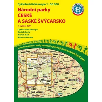 Národní parky České a saské Švýcarsko cyklistická mapa 1:50 000 - KČT (2011) Národní parky České a saské Švýcarsko cyklistická mapa 1:50 000 - KČT (2011)