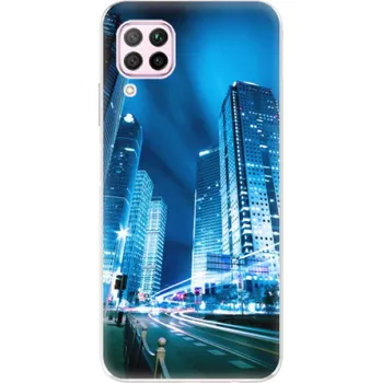 Pouzdro na mobilní telefon Odolné silikonové pouzdro iSaprio - Night City Blue - Huawei P40 Lite