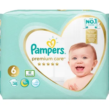 Plenkové kalhoty Pampers Premium Care 6 Value Pack 13+ kg 38 ks