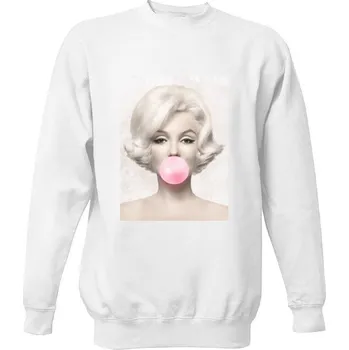 Pánská mikina Mikina bez kapuce Unisex s potiskem Marilyn Monroe bublina pánské
