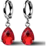 Náušnice NUBIS Carmen s červenými zirkony