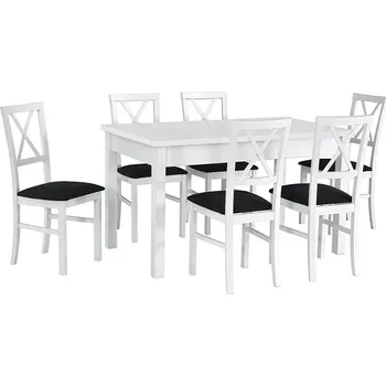 Jídelní set Jídelní set 6+1 Ivo Vyberte Tkaninu:: Tkanina 14, Vyberte Moření:: Komplet ořech