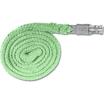 Jezdectví Vodítko Waldhausen Plus s panic karabinou, světle zelené Barva: Světle zelená
