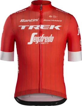 cyklistický dres Santini Trek-Segafredo Replica s krátkým rukávem M červený XL