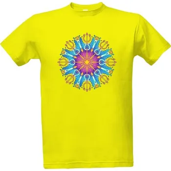 Pánská mikina Pánská mikina s kapucí s potiskem Magická mandala pánské