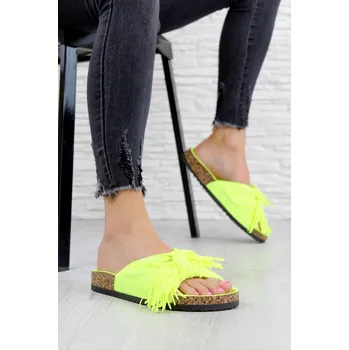 Dámské pantofle Ctogo Gogo Neonové pantofle G-598-12FL.YE Velikost: 36