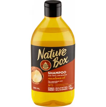 Šampon Recenze Nature Box Macadamia Oil vyživující šampon 385 ml