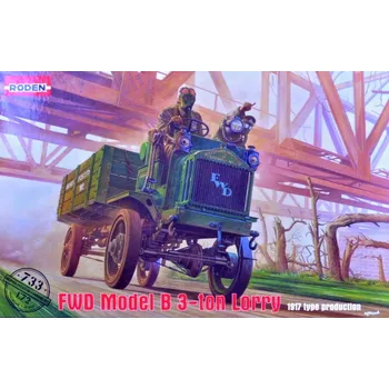 Plastikový model Roden 1/72 FWD Model B 3-ton Lorry