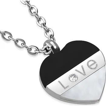 Náhrdelník Náhrdelník chirurgická ocel srdíčko LCAT984