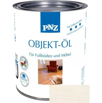 barva a nátěr na dřevo PNZ Objektový olej weiß / bílá 0,75 l