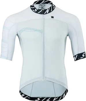 cyklistický dres Silvini Stelvio MD1604 s krátkým rukávem bílý/černý