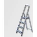 Žebřík jednostranný hliníkový - 6 stupňů, nosnost 120 kg