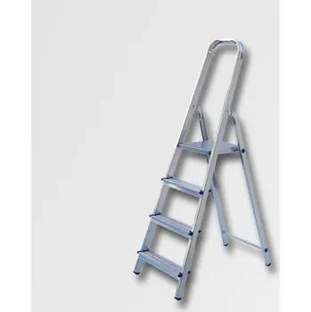 Žebřík Žebřík jednostranný hliníkový - 6 stupňů, nosnost 120 kg