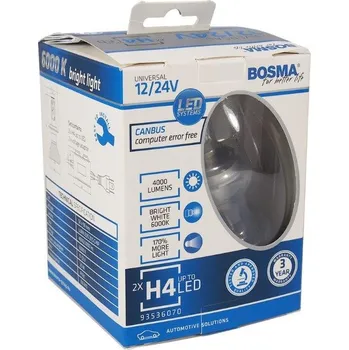 Žárovka 12V/24V H4 25W P43T LED 4000LM sada 2ks