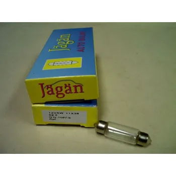 Povinná bezpečnostní výbava Žárovka 12V 5W SV8,5-8 sufitová 11*38 JAGAN I