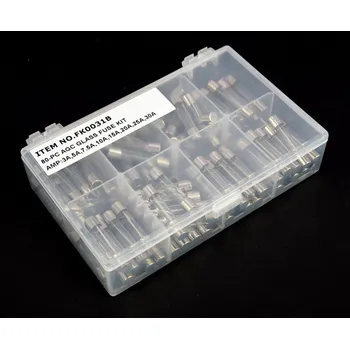 Autopojistky Sada skleněných pojistek 80 ks