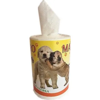 Utěrka Utěrka pro MAZLÍČKY 1-vr. 17 cm x 18 m (60 útržků) bez dutinky [1 role]