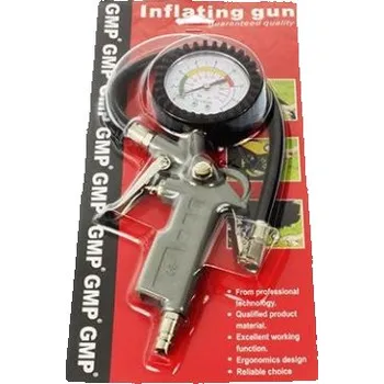 Sada nářadí Pistole na huštění s manometrem 1/4, 0-16 atm