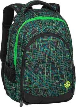 Školní batoh Bagmaster Digital 20 D zelený/černý/šedý