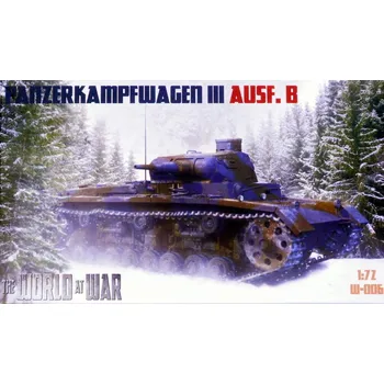Plastikový model IBG 1/72 Panzerkampfwagen III Ausf.B (World At War)