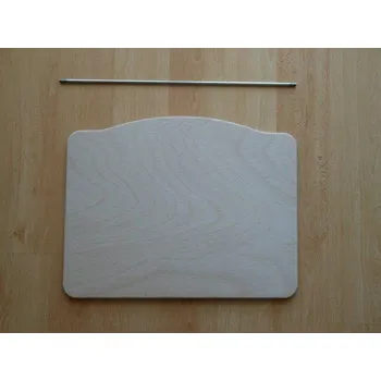 Dětsný nábytek Jitro Samostatný stupínek k židličkám Přírodní