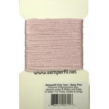 Semperfli Poly Yarn Baby Pink