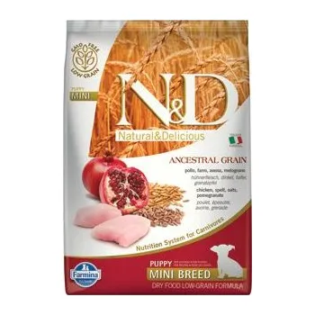 Krmivo pro psa N&D LG DOG Puppy Mini Chicken & Pomegr 3x7kg