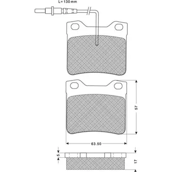 Brzdová destička Sada brzdových destiček STARLINE